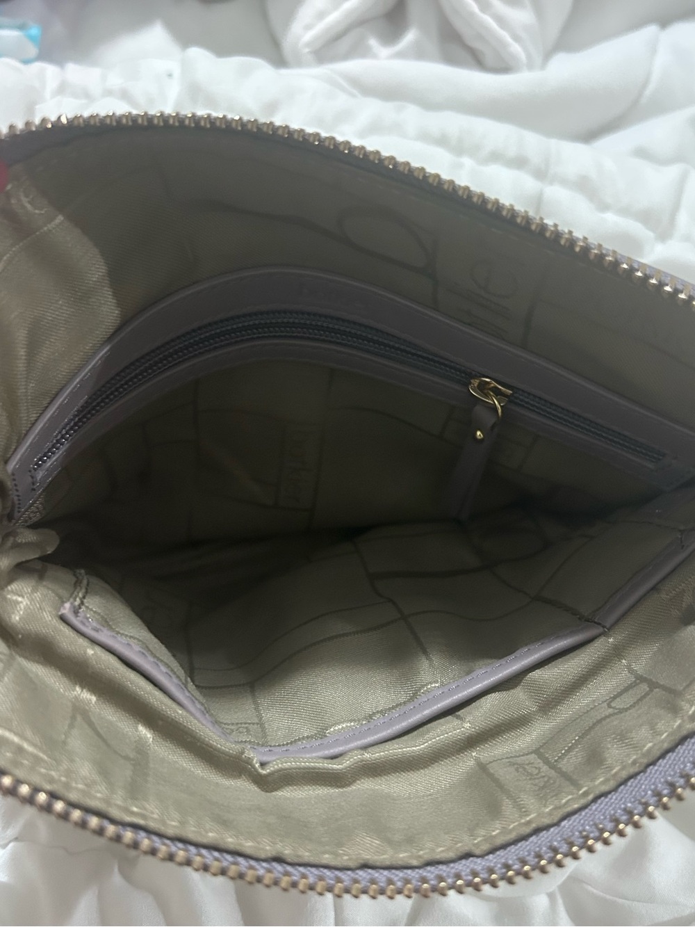 Botkier Envelope Crossbody Clutch with Gold Accent - Picture 5 of 8